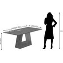 Ver imagem 5 de Conjunto Sala de Jantar Mesa Tampo de Vidro Retangular Alana 6 Cadeiras Milena Cimol