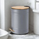 Ver imagem 2 de Lixeira para Cozinha ou Banheiro Cinza 3l com Pedal Jolitex