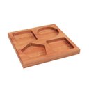 Ver imagem 1 de Petisqueira Quadrada 4 Divisões - Natural