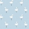 Papel de Parede Fofura Baby Flamingos Fundo Azul Ff4020 - 1