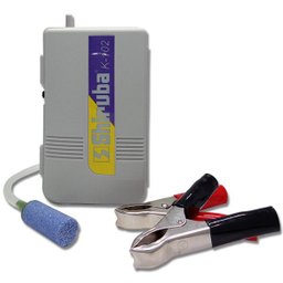 Compressor de Ar Pesca Shiruba K-102 12V com Garra Jacaré - 1