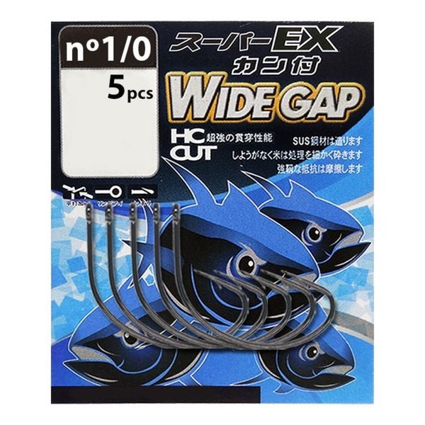 Anzol Para Pesca Wide Gap V-Fox Robalo em Aço Carbono #2/0