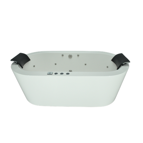 Banheira de Imersão Freestanding Branca 192x94x66 com Hidro – Everest Lusso Idro