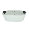 Banheira de Imersão Freestanding Branca 192x94x66 com Hidro – Everest Lusso Idro - 1