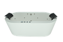 Ver imagem 1 de Banheira de Imersão Freestanding Branca 192x94x66 com Hidro – Everest Lusso Idro