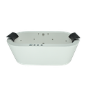 Ver imagem 1 de Banheira de Imersão Freestanding Branca 192x94x66 com Hidro – Everest Lusso Idro