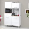 Kit Armário Cozinha Perola 1200mm Branco Vitamov - 1