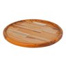 Tábua de Frios Petisqueira Redonda Lisa Madeira 33cm Libaneza 94046lb - 1
