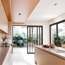 Ver imagem 2 de Porta de Alumínio de Correr Lateral 3 Folhas Móveis Vidro Temperado 235x250cm Lucasa Eccellente