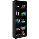 Ver imagem 3 de Estante Multiuso Gamer Livreiro Office 5 Prateleiras Preto