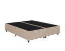 Ver imagem 1 de Base Box Casal Bipartida Corino Bege 138x188 Blindado