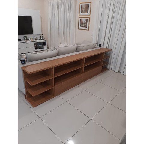Aparador para Sofá em MDF 3 Metros Sala Divisor de Ambientes Decoração