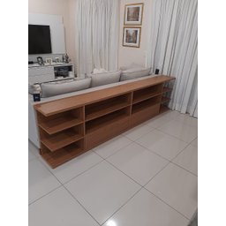 Aparador para Sofá em Mdf 3 Metros Sala Divisor de Ambientes Decoração - 1