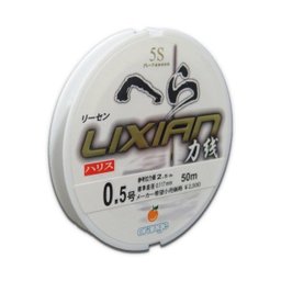 Linha de Pesca Lider Orange Lixian 5s - White - 50m #0.5 - 2.5lb - 0.117mm - 50m - 1