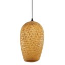 Ver imagem 1 de Lustre Pendente Java White Arrow em Bambu Natural – 40x20 Cm