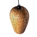 Ver imagem 2 de Lustre Pendente Java White Arrow em Bambu Natural – 40x20 Cm
