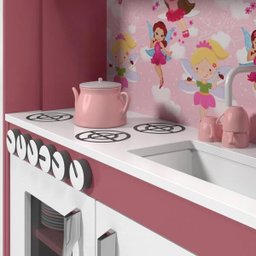 Cozinha Infantil com Refrigerador Mdf Diana - Ofertamo - 5