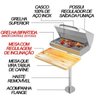 Churrasqueira Náutica para Lancha e Barco Saro CN RETANGULAR - 3