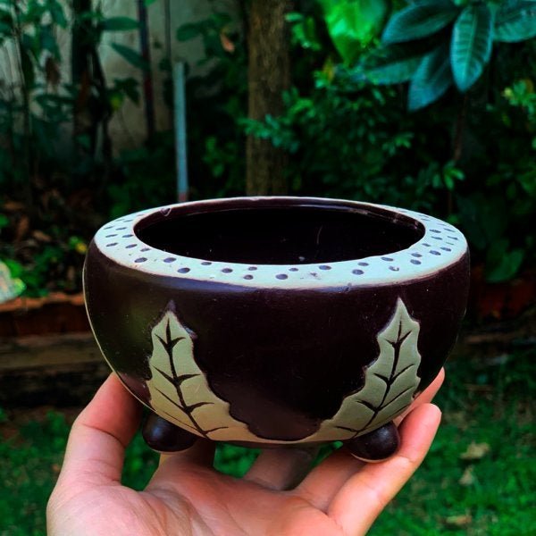 Vaso De Cerâmica 6,5x12,5cm Cod016 - 1