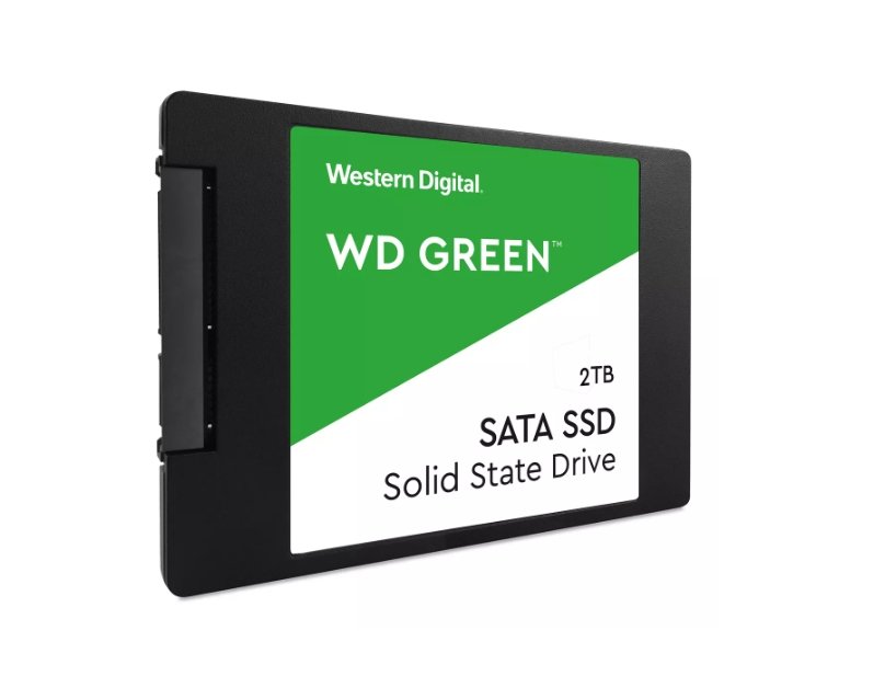 Disco Sólido Interno Western Digital Wd Green Wds200t2g0a 2tb Preto - 2