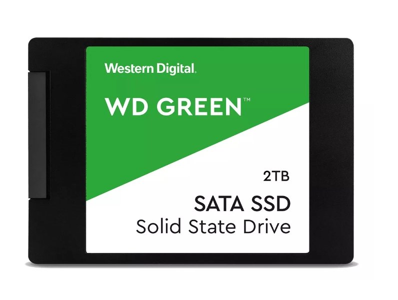 Disco Sólido Interno Western Digital Wd Green Wds200t2g0a 2tb Preto