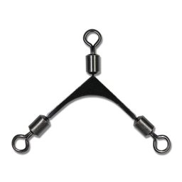 Girador Triplo com Suporte para Pesca 3 Un. #1/0 - 1