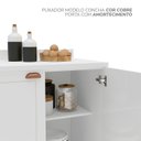 Ver imagem 7 de Cozinha 6 Peças com Rodapé Pérola Yescasa Branco