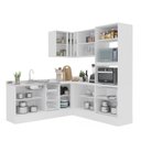 Ver imagem 6 de Cozinha 6 Peças com Rodapé Pérola Yescasa Branco