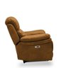 Poltrona do Papai Felix Reclinável Retrátil Power Elétrico Entrada Usb Couro Caramelo Manchado - 5