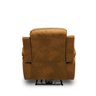 Poltrona do Papai Felix Reclinável Retrátil Power Elétrico Entrada Usb Couro Caramelo Manchado - 2