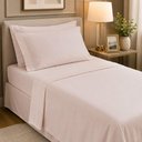 Ver imagem 1 de Jogo de Cama Solteiro King Filetti 200FIOS Soft Rose/Branco Trussardi