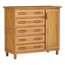 Ver imagem 4 de Guarda-roupa 10 Portas Cama Cômoda Sapateira Madeira Mel