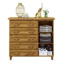 Ver mais imagens de Guarda-roupa 10 Portas Cama Cômoda Sapateira Madeira Mel