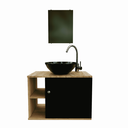 Ver imagem 6 de Gabinete para Banheiro 60cm com Cuba e Espelho Suspenso