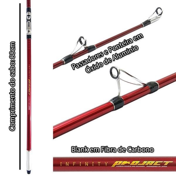 Vara Surf Casting Maruechii Infinity Projact 4,25m 40-425 Para Pesca de Praia / Costão - 4