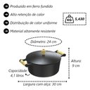 Ver mais imagens de Jogo Caçarolas Tampa de Ferro 16 a 32cm Mais Paneleiro