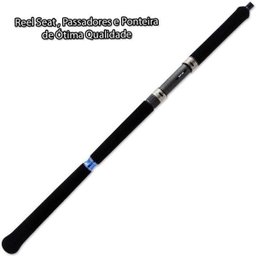 Vara Pesca 1,65m Pe 3-6 Isca 150-250g Heroshima Hss-5536 Vertical Jig Molinete - 2