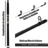 Vara Pesca 2.7m Prostar Catch Monster 15/60-270 em Carbono Trançado - 6