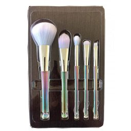 Kis 5 Pincéis para Maquiagem Linha Diamante + Necessaire- Miss Frandy - 2