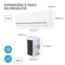 Ver imagem 3 de Ar Condicionado Midea 9000 BTUS Inverter Frio 220V 38TBVCB09M5