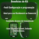 Ver imagem 4 de Kit 3 Controle Tx Deco Digital 433mhz Ipec - Preto