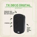 Ver imagem 2 de Kit 3 Controle Tx Deco Digital 433mhz Ipec - Preto