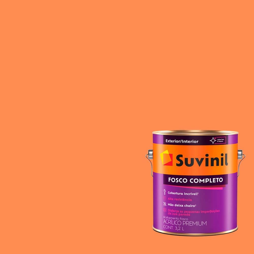 Tinta Acrílica Suco De Cenoura Fosca 3,2L - Suvinil