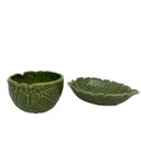 Ver imagem 1 de Bowl e pratinho folha para arrasar na sua tábua de frios