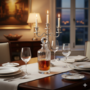 Ver imagem 3 de Decanter Licoreira de Vidro 850ml Transparente 27x10x10cm Whisky Vinho Bar
