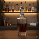Ver imagem 2 de Decanter Licoreira de Vidro 850ml Transparente 27x10x10cm Whisky Vinho Bar