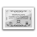 Ver imagem 2 de Kit 5 Certificados Diplomas A4 com Tela de Acetato e MDF - Moldura Branca