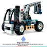 Brinquedo Lego Technic Carregadeira Telescópica Blocos de Montar Infantil Criança +7 Anos - 4