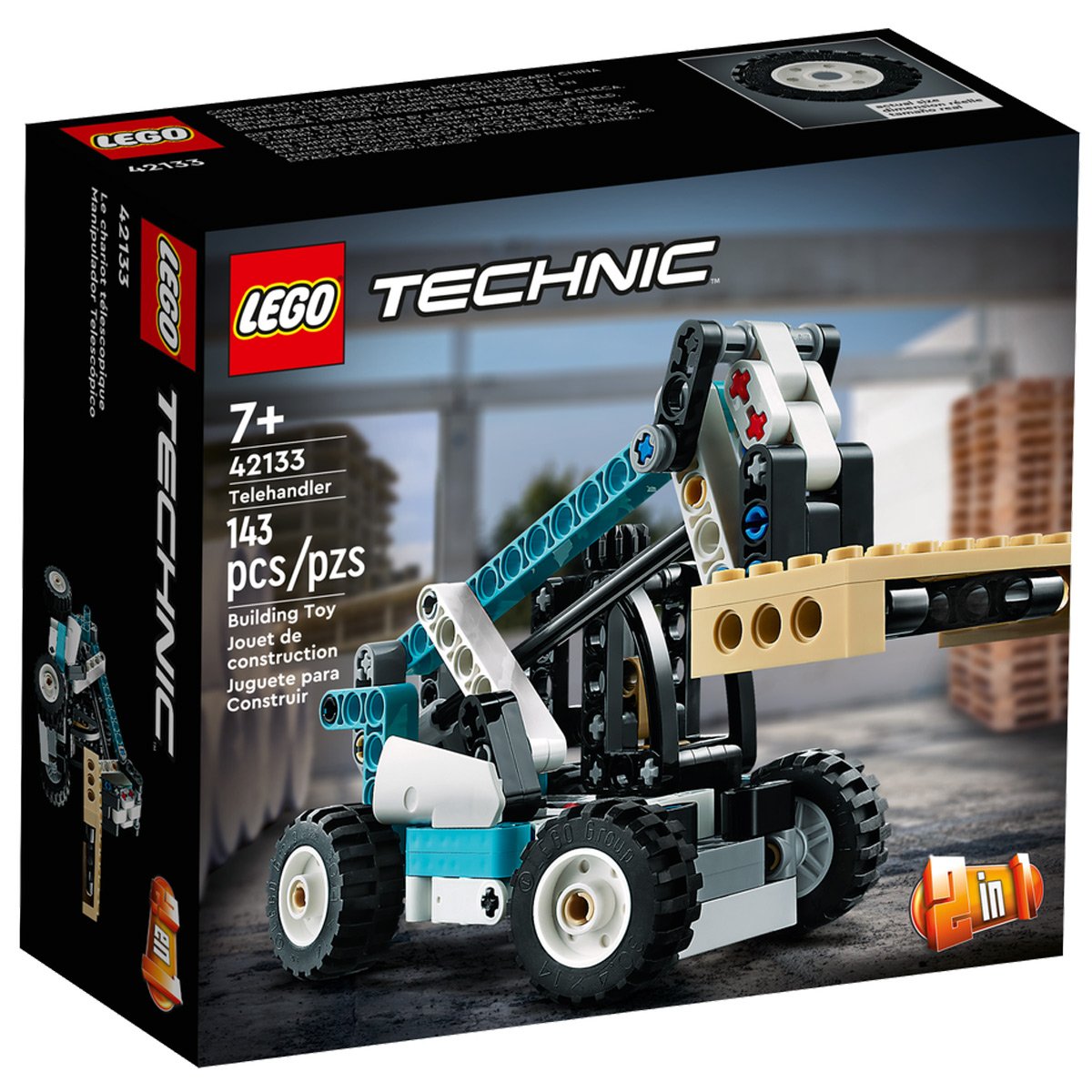 Brinquedo Lego Technic Carregadeira Telescópica Blocos de Montar ...