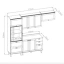 Ver imagem 4 de Cozinha Modulada Cristal 269,7cm Conjunto Provençal Completo Cor:mint com Ébano